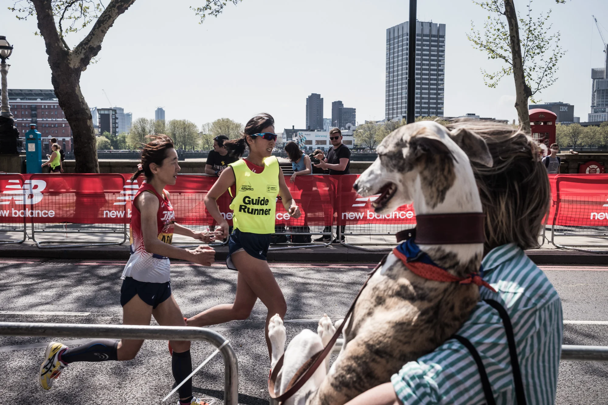 Blind runners and their guides rocking the marathon!
