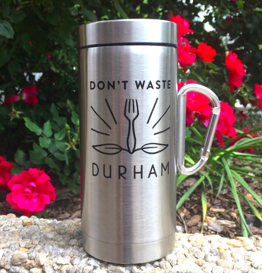 16 Oz. SS Travel Mug w/ Clip Handle — Don't Waste Durham