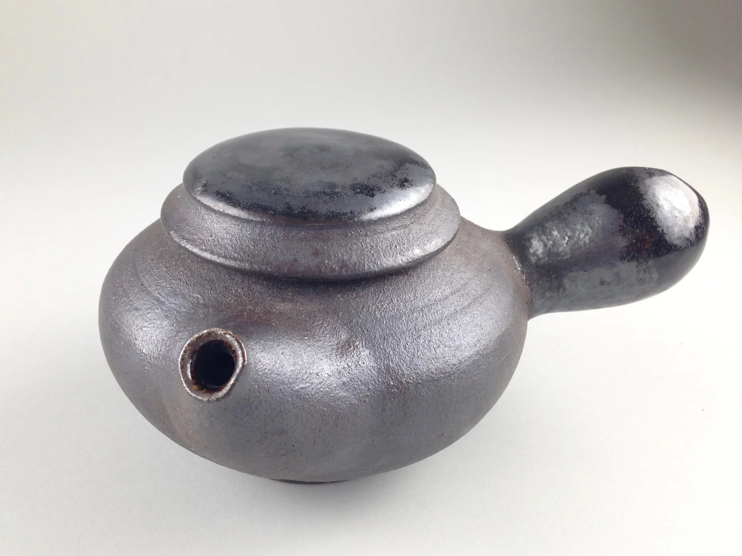 Black Mountain stoneware teapot