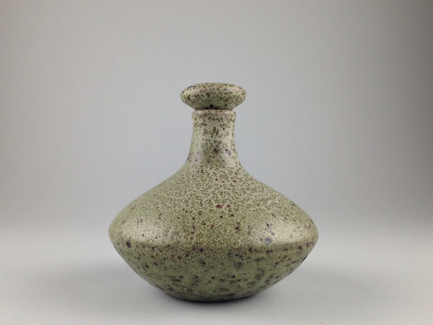 Stoppered stoneware bottle