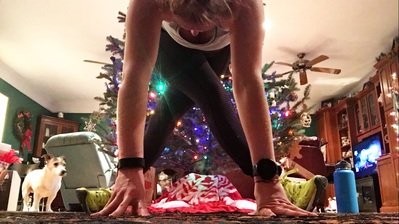 Yoga-ing around the Christmas tree
