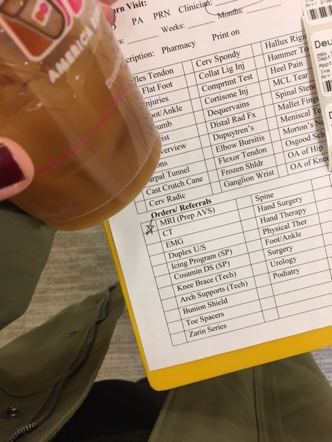How to get through a doctor's appointment: Dunkin'