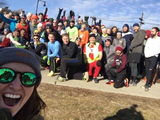 100+ people raced the T for Back on My Feet