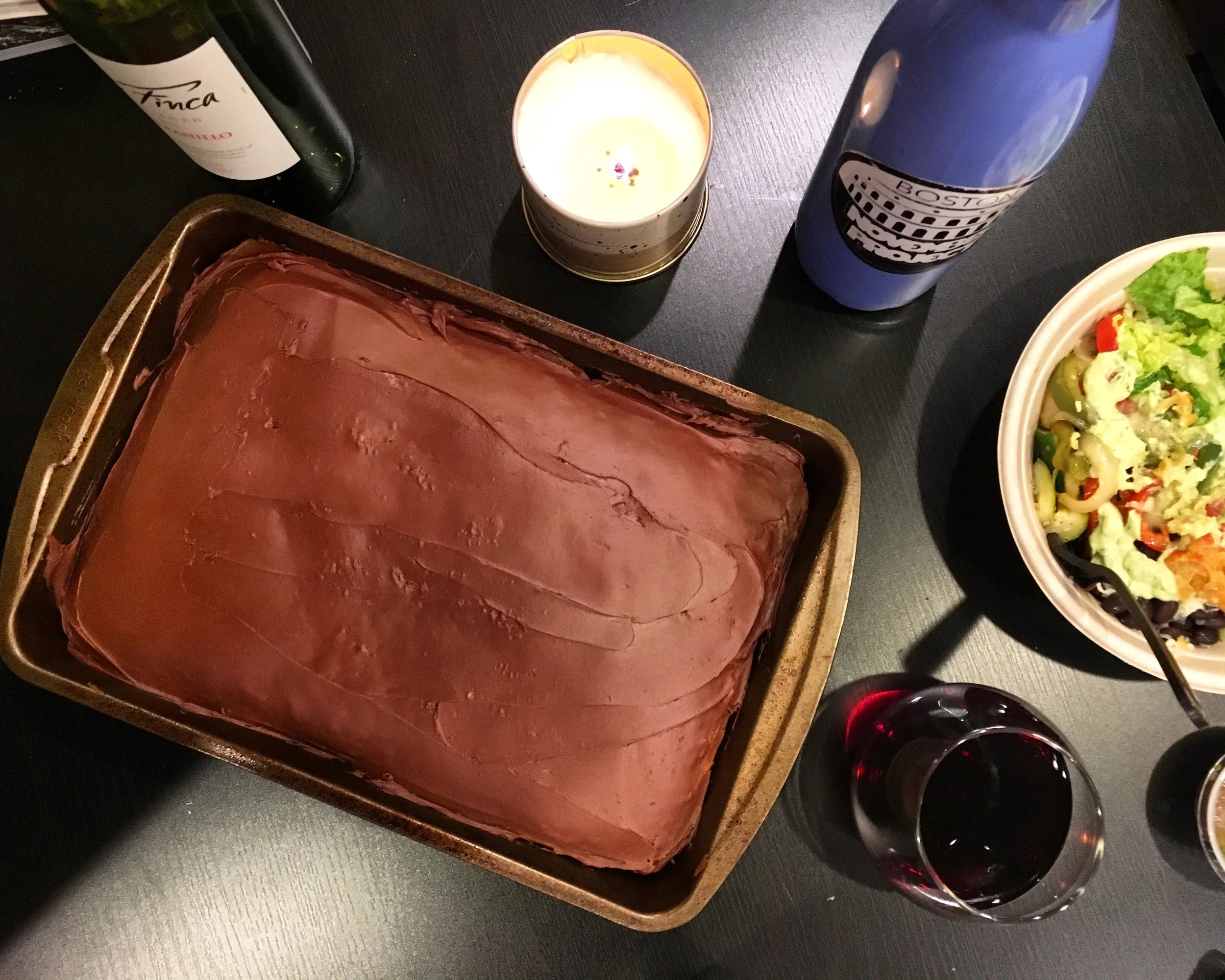 Recovery means Bachelor Mondays complete with cake, wine, burrito bowls, and girlfriends.