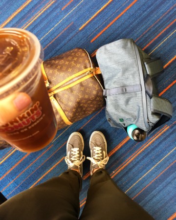 Have Dunkin. Will travel.