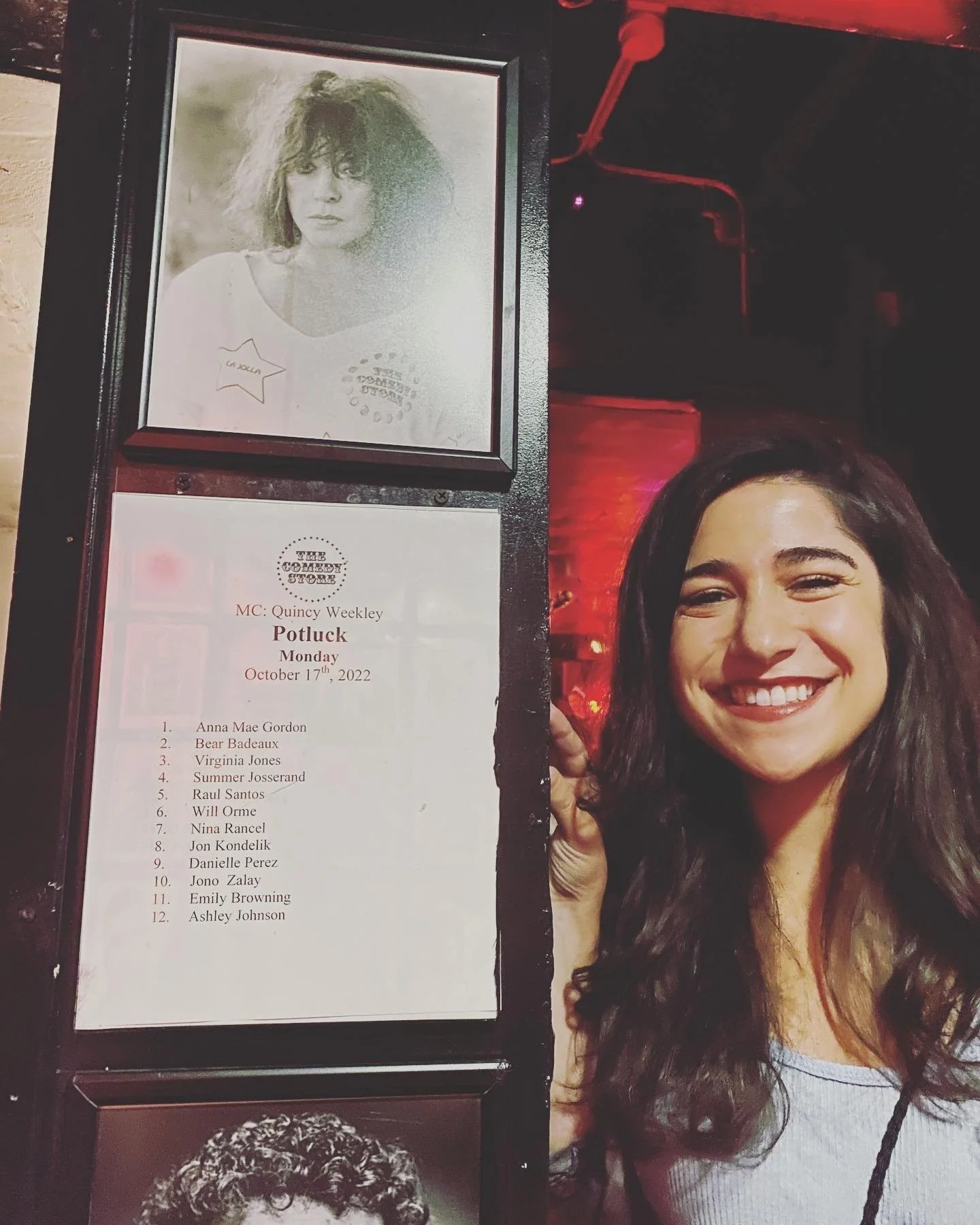 Gordon makes her Comedy Store debut! 