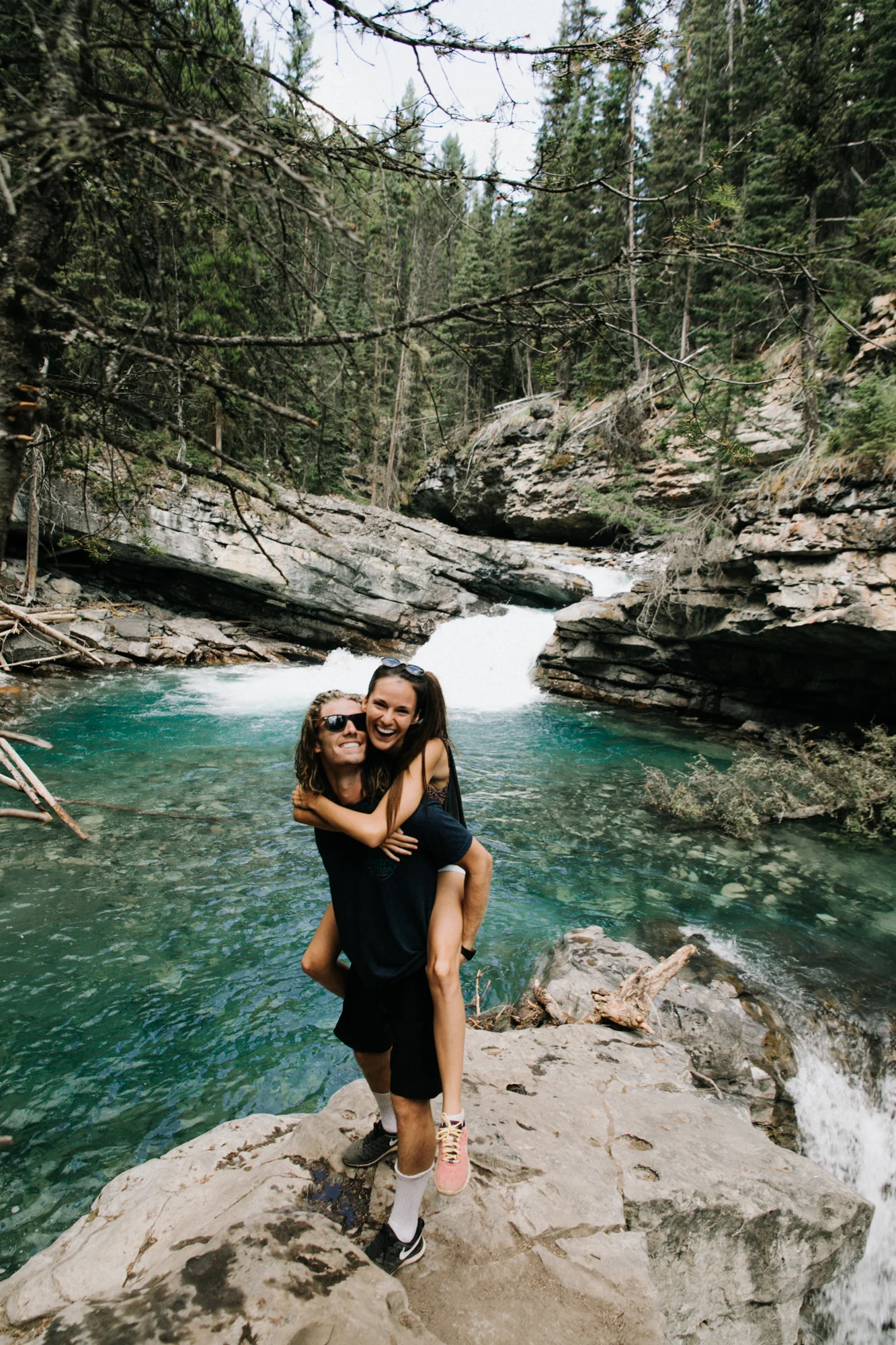 There were so many waterfalls in Johnston's Canyon!