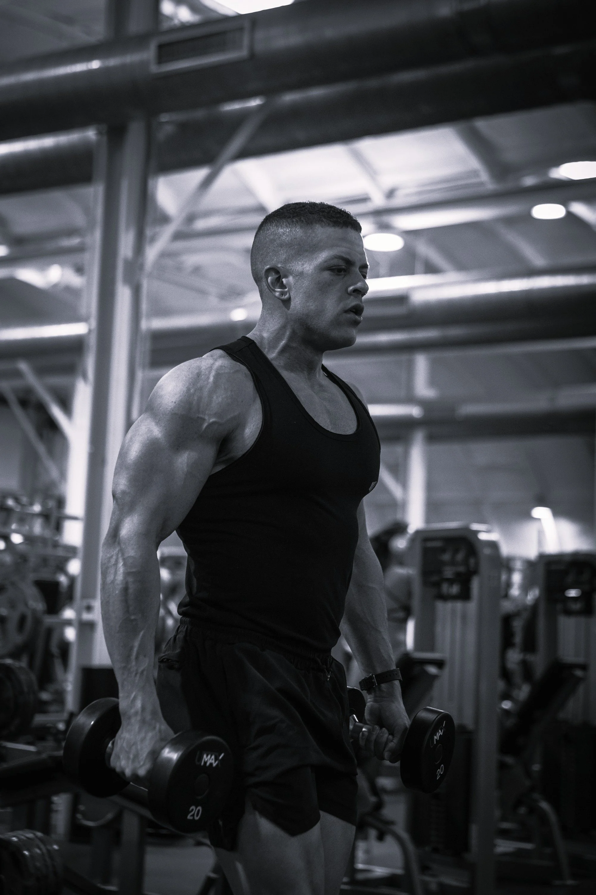 Jordan Coleman showing his results from personalized fitness and nutrition coaching in Columbus, Ohio