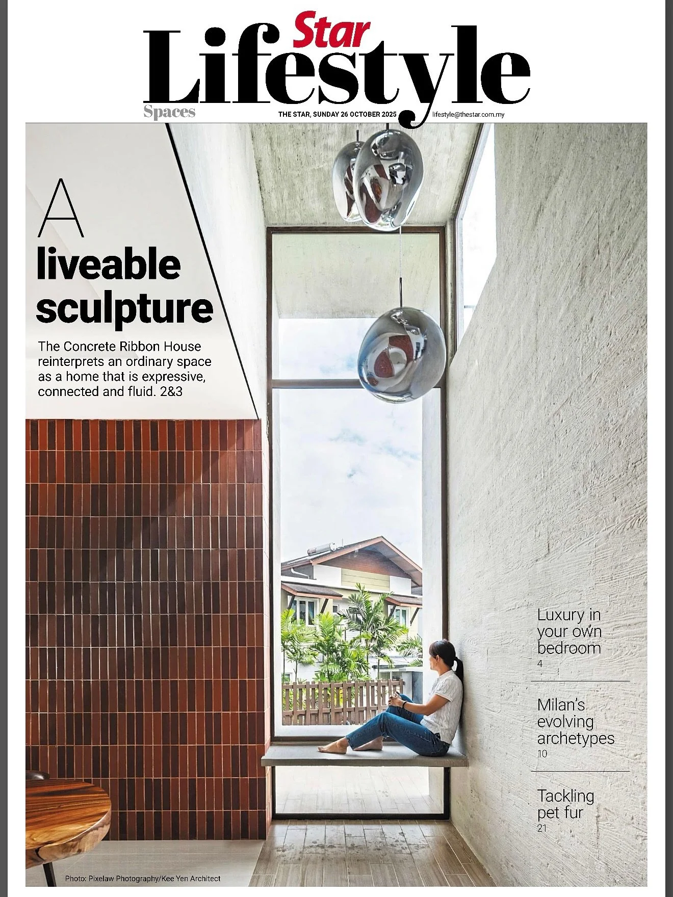 Excited to share this feature on my latest project: The Concrete Ribbon House
Dive into the story here:
👉 Malaysian architect turns typical suburban home into sculptural, liveable space &ndash; The Star

https://www.thestar.com.my/lifestyle/living/2