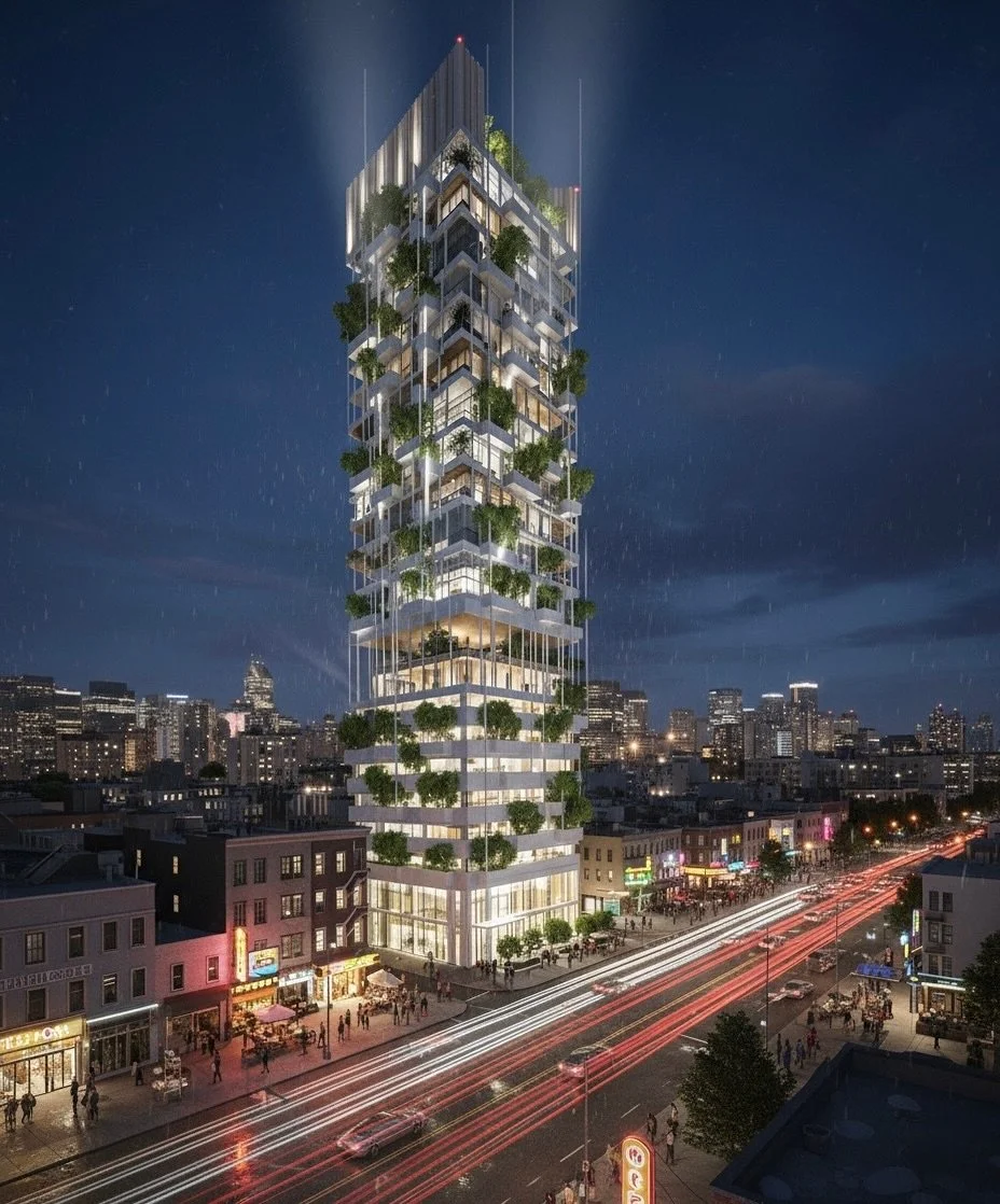 From the archive: Project Far.mO.ffice designed in 2020, revived with A.I.
&ldquo;Far More than Office&rdquo;, a concept reimagines the urban workplace by integrating urban farming into the strata office management system.

The design introduces dedi