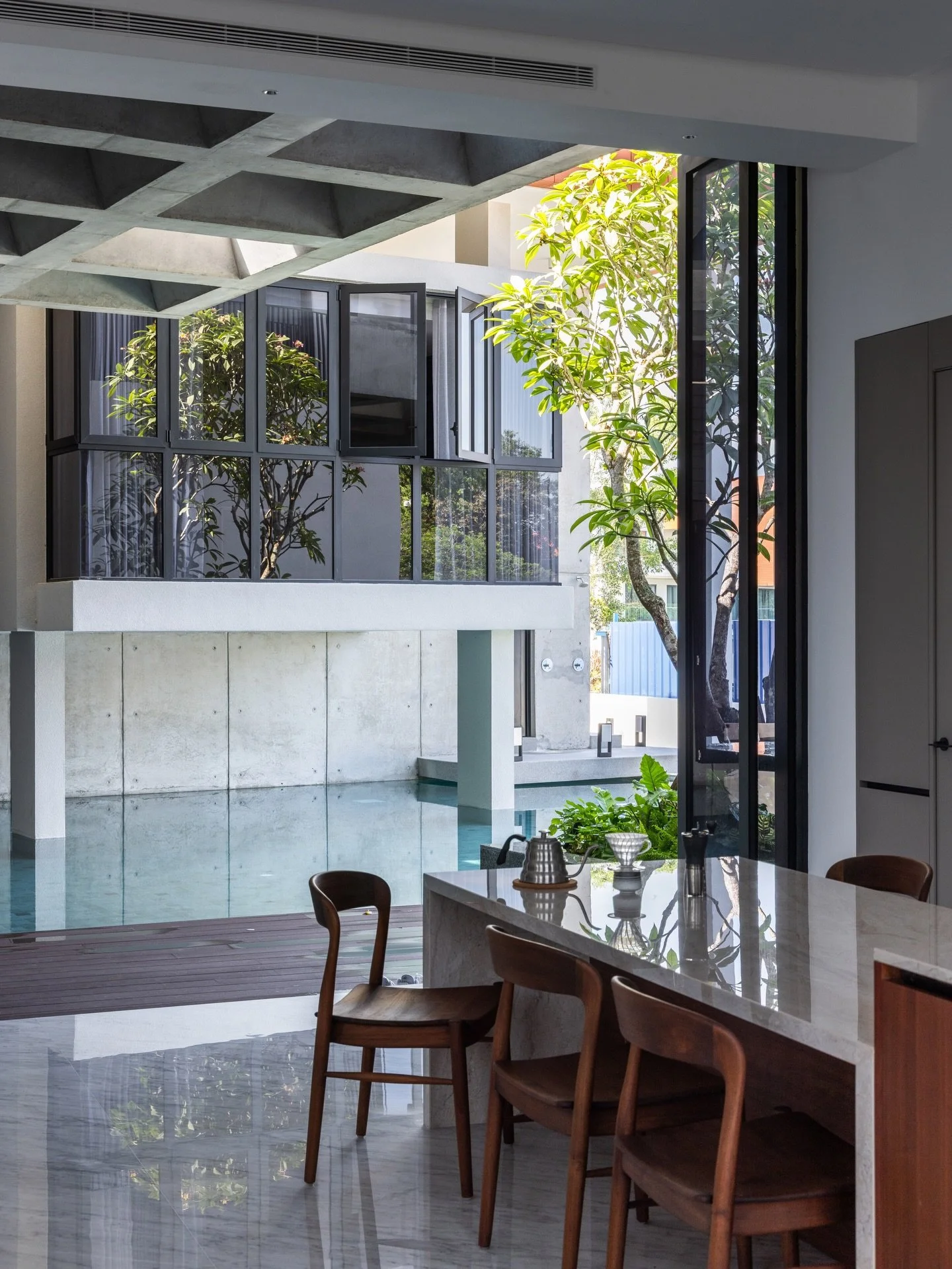 Sharing more on the n-House.
.
.
.
KYA team: Kee Yen &amp; @weikeat7 
Project Management: Lau Project Services Sdn Bhd
C&amp;S Engineer: Perunding YCL Unit Sdn Bhd
Main Builder: PSR Construction Sdn Bhd
Aluminium Specialist: @thetrendthermal 
Photogr