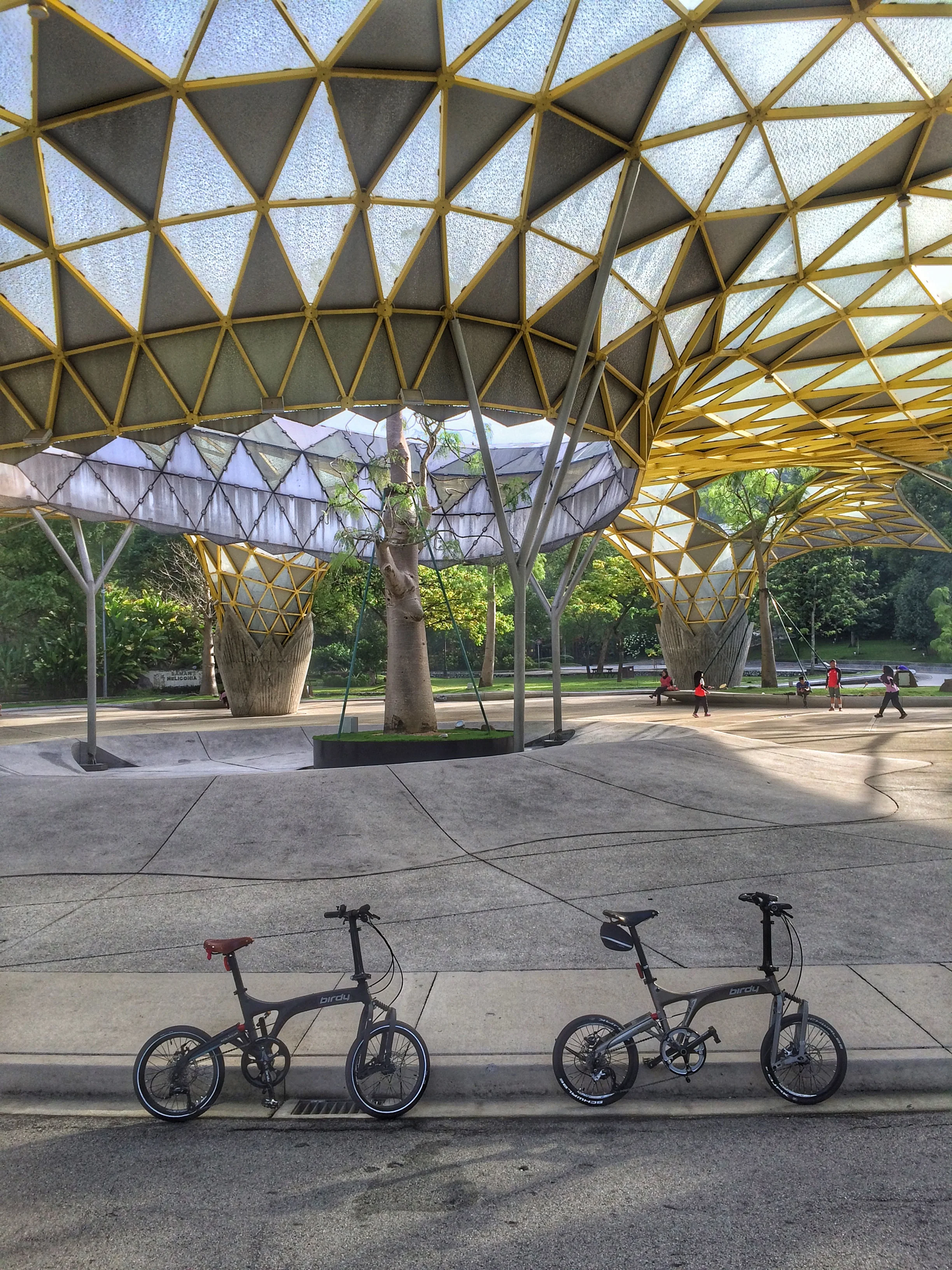 The skate park at the Perdana Botanical Gardens.
