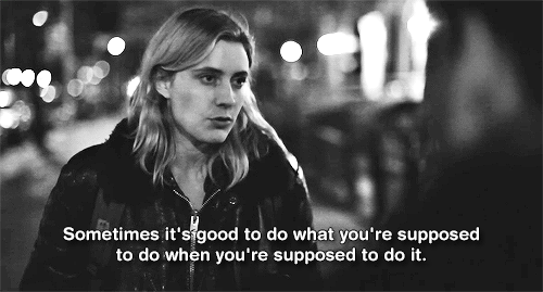 Sometimes it's good to do what you are supposed to do. 