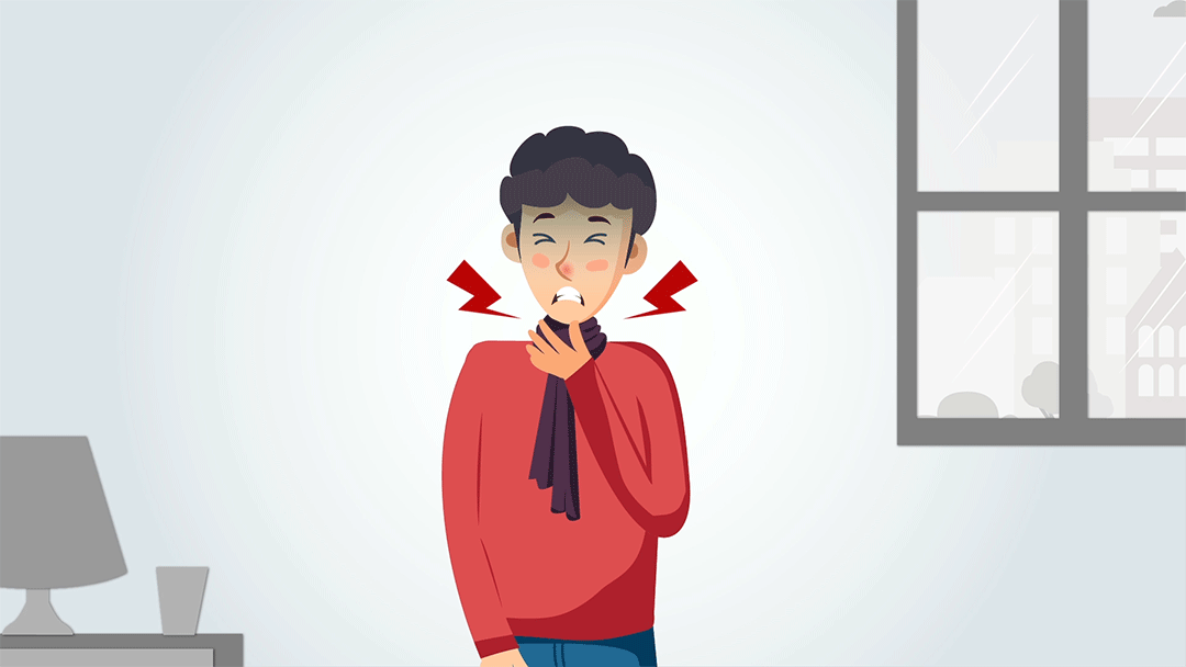 Symptoms are a direct cause of the damage caused by the viral invasion