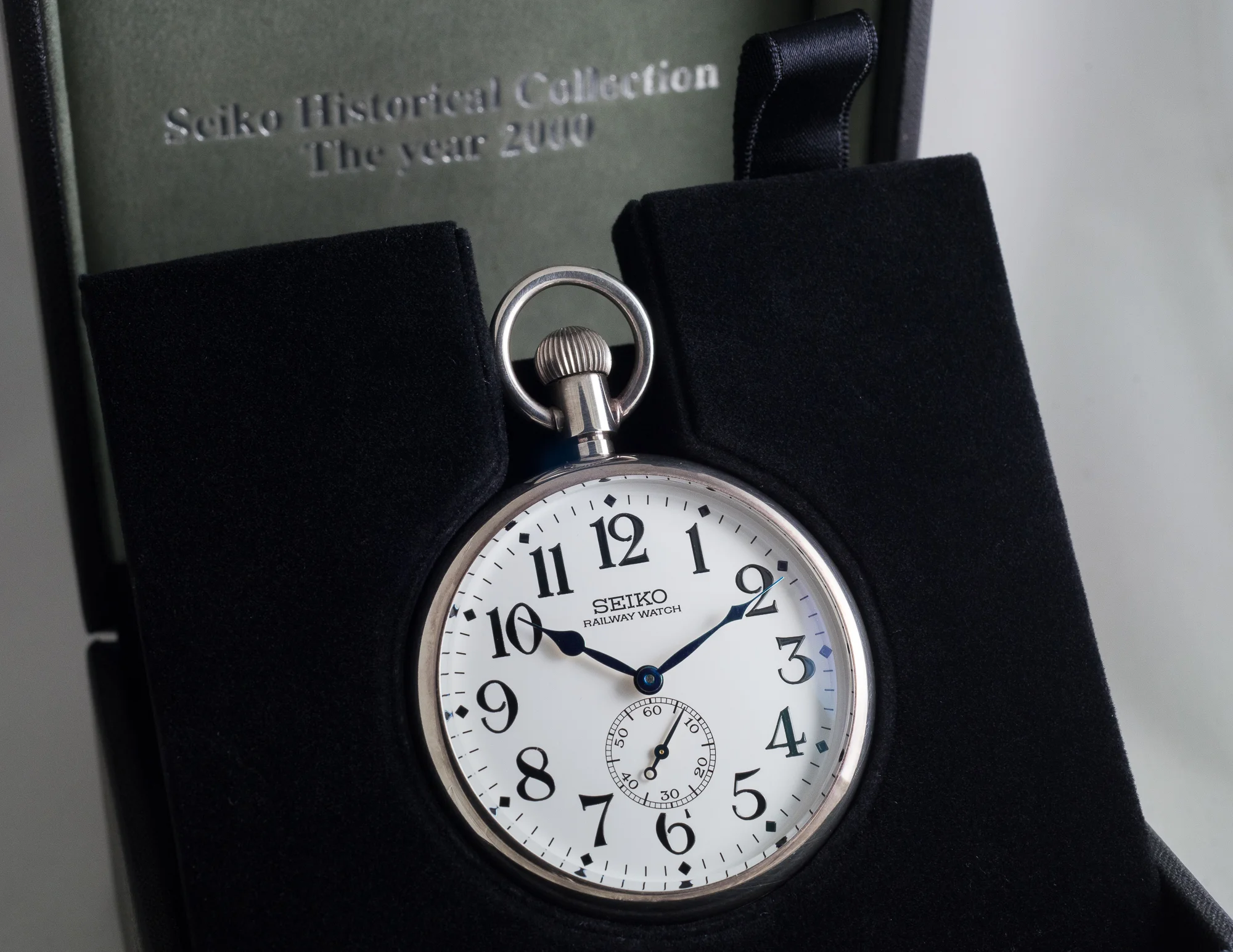 seiko mechanical pocket watch