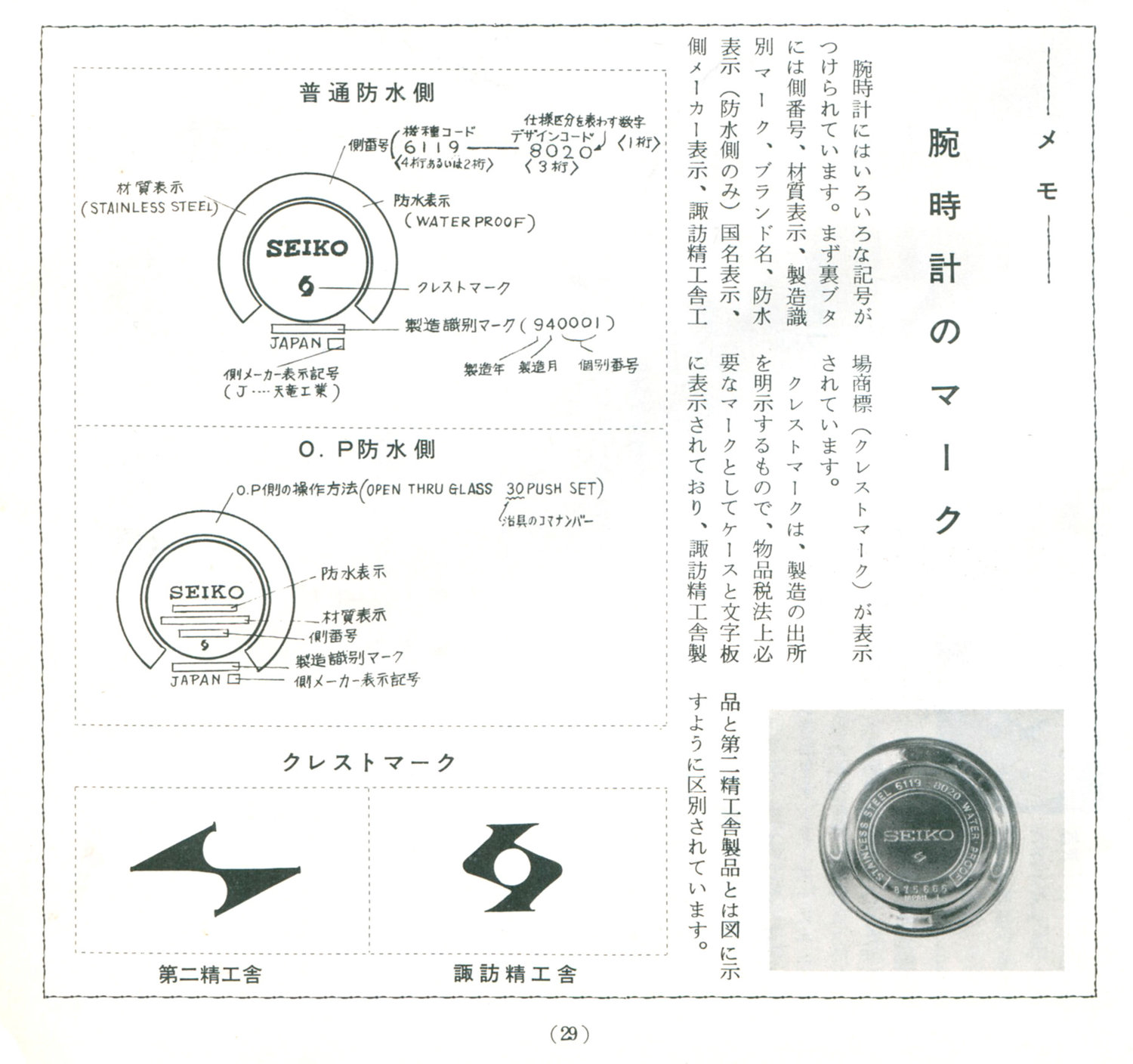 Deciphering Seiko Case Back Information — Plus9Time