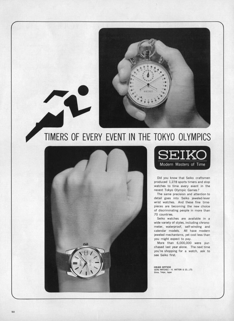 Advert: Seiko Olympic —