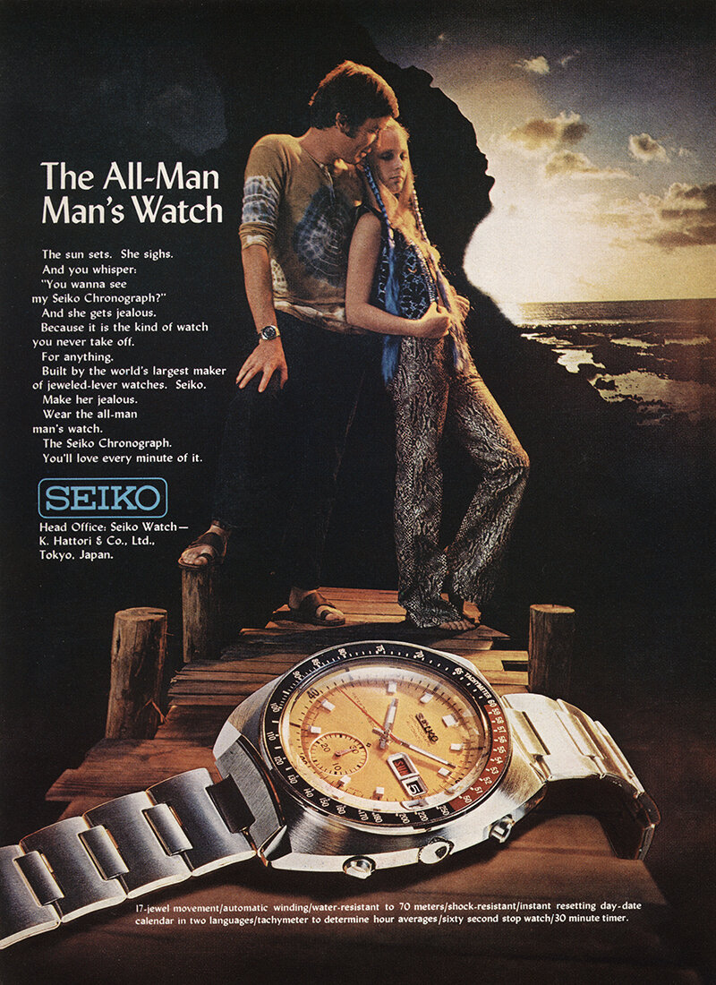 Advert: Three Seiko Chronograph Advertising Campaigns — Plus9Time