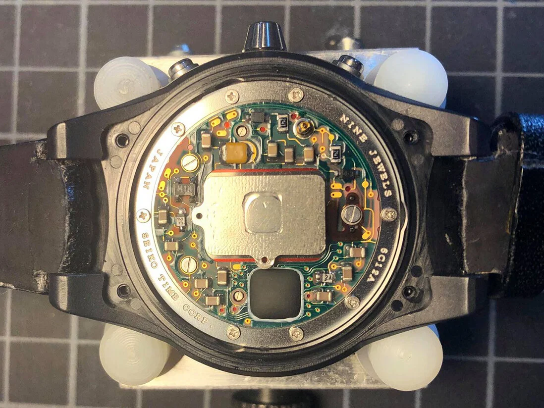 Seiko Thermic 6C12 Repair - Battery/Capacitor Fix — Plus9Time