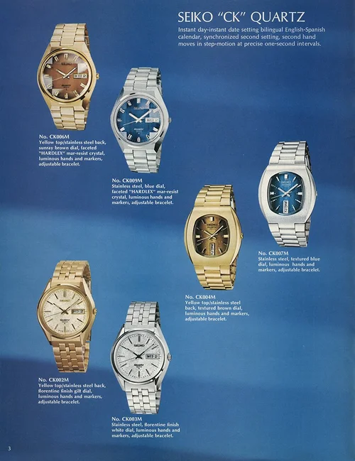 Catalog: 1975 Seiko USA Dealer Catalog — Plus9Time