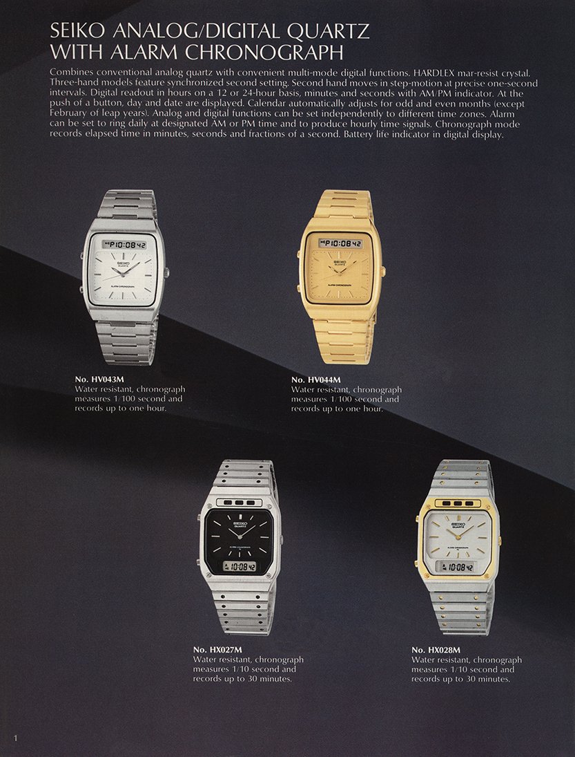 Catalog: 1981 Seiko USA Supplement — Plus9Time