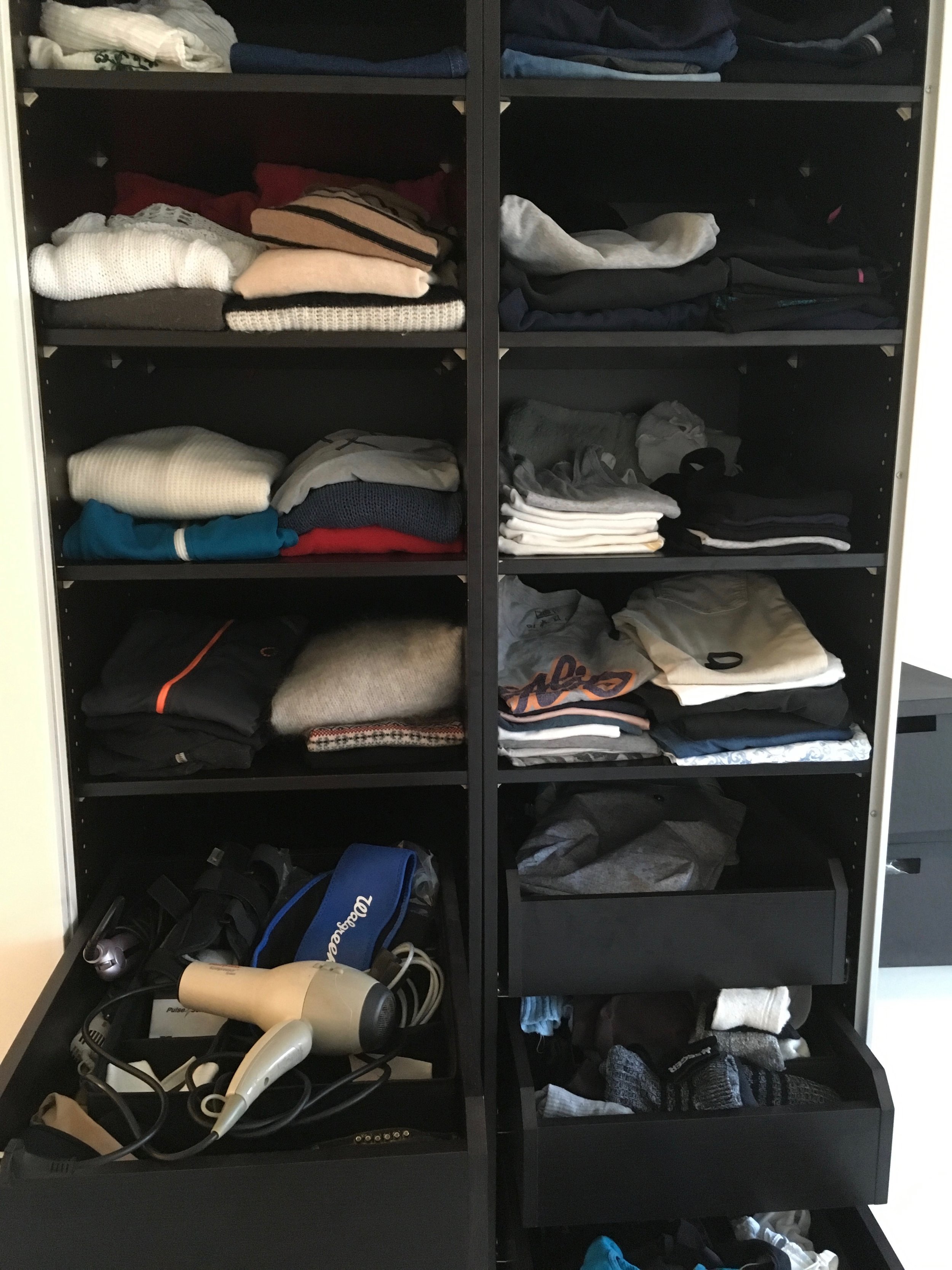 Closet before