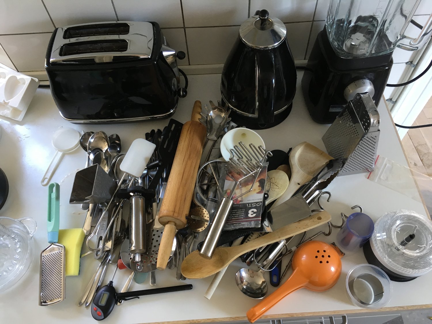 Kitchen tools during