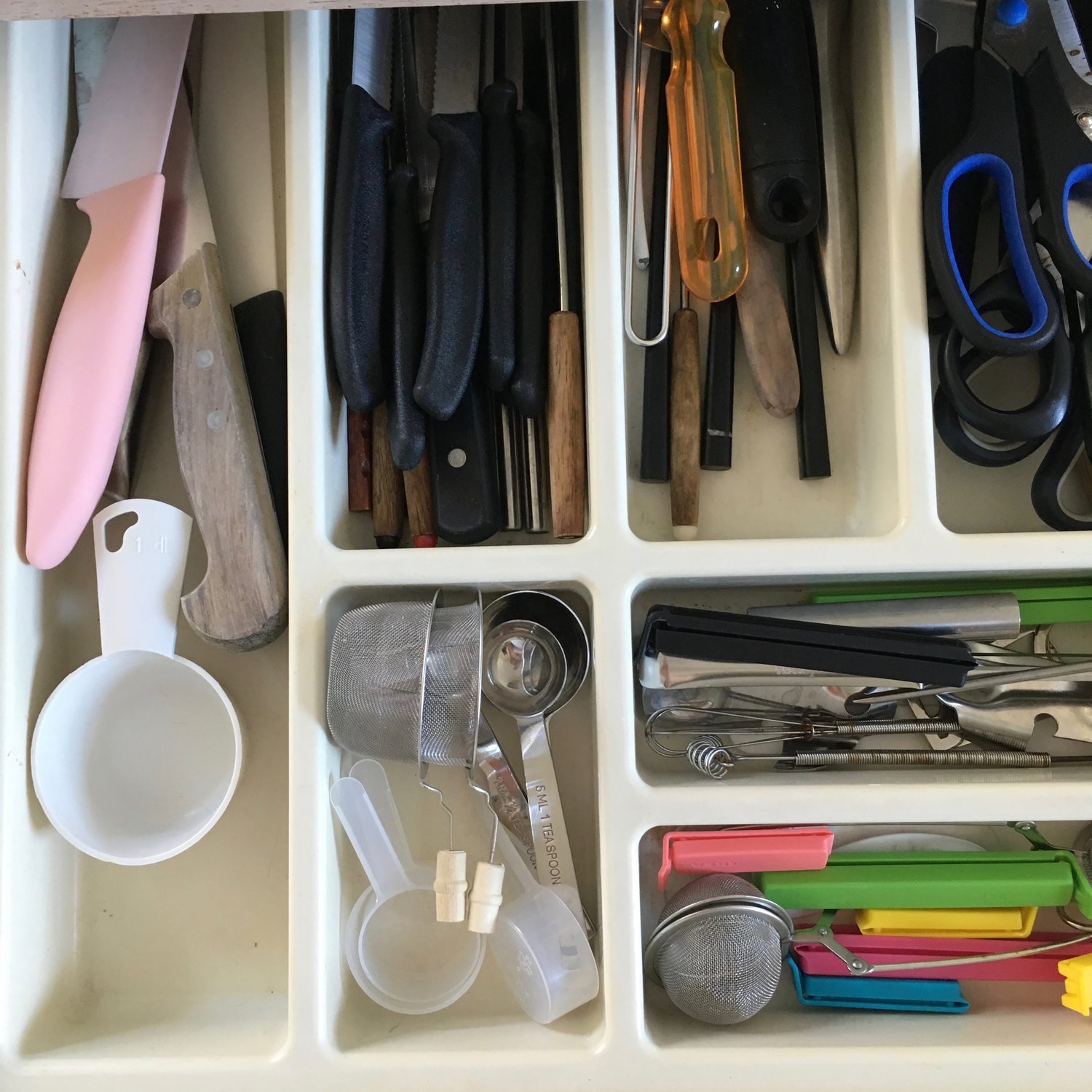 Kitchen drawer before