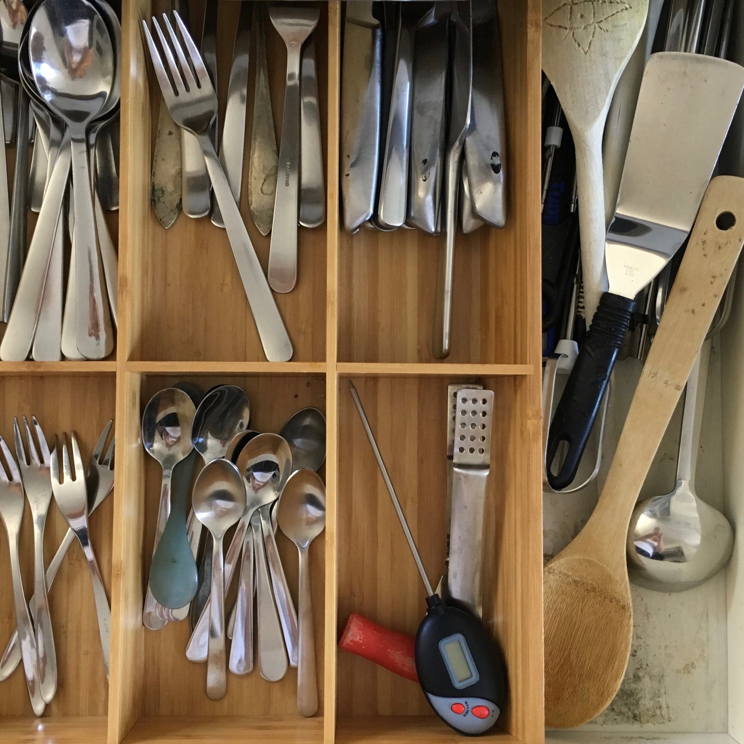 Kitchen drawer before