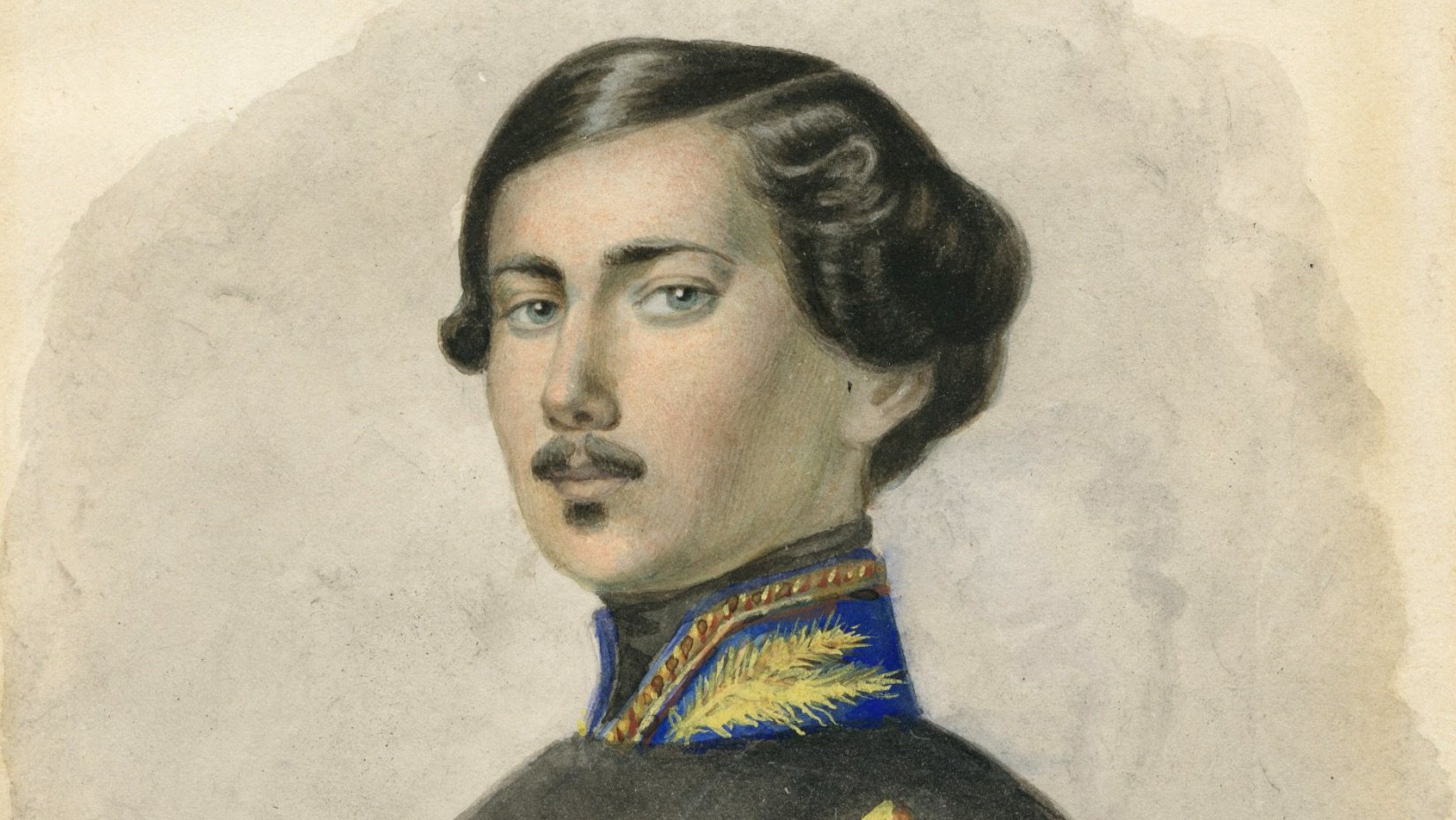   Peter Robert Berry I come giovane tenente durante la guerra del Sonderbund nel 1847  