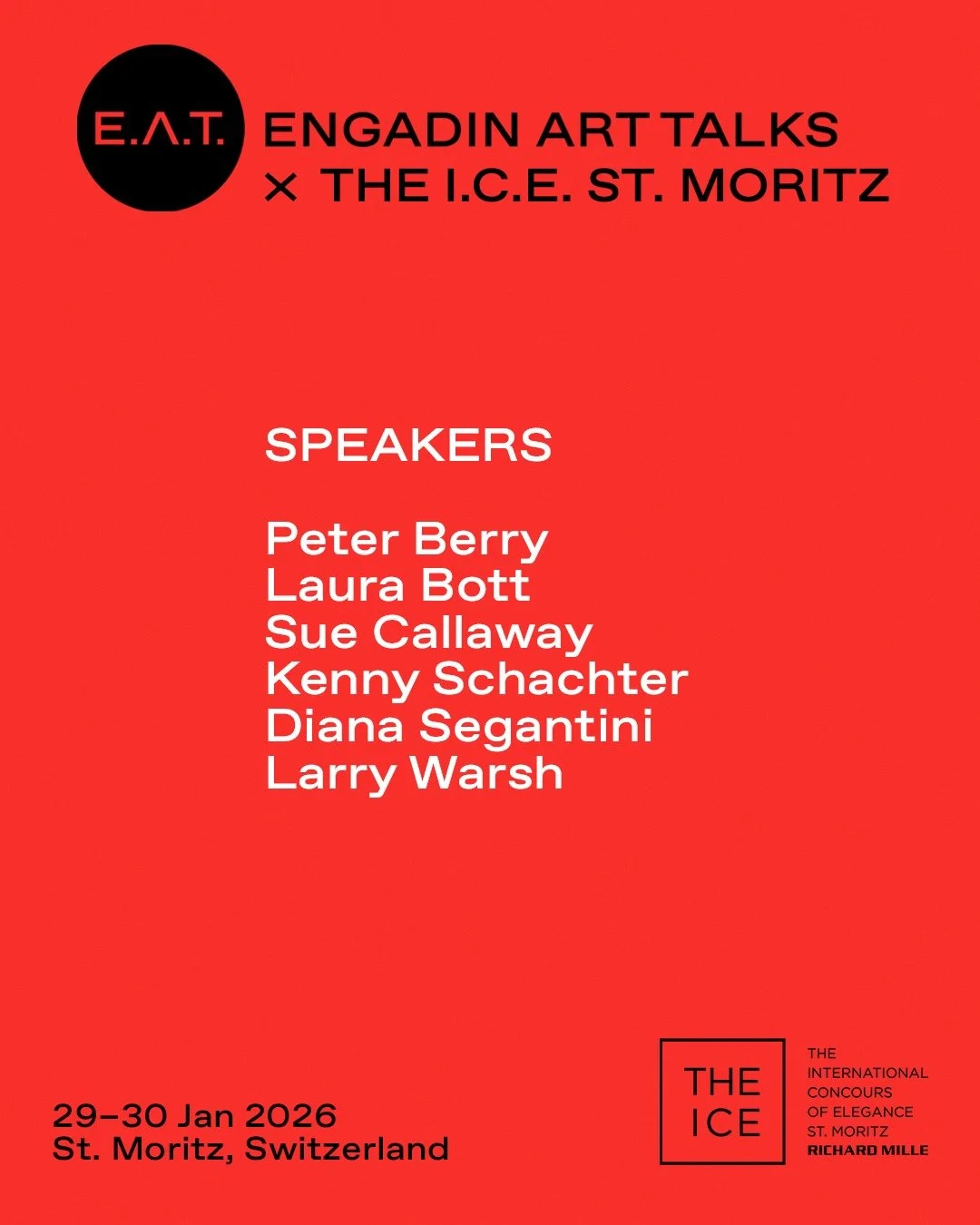 We are honored to announce that the founder of the Berry Museum, Peter Robert Berry IV, will be a guest at the 15th edition of the Engadin Art Talks (@engadinarttalks) in the satellite event I.C.E. (International Concours of Elegance St. Moritz) that