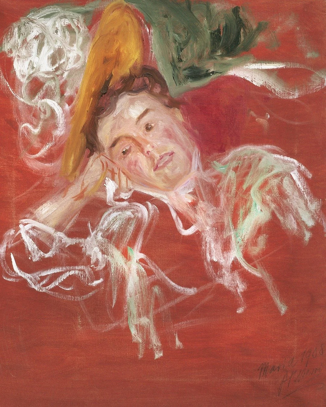 Portraits keep the memory of people alive. When a painter immortalizes the person before them, the canvas becomes a profound window into the individual's character.

🖼️ 'Maria 1908 / PRBerri' is the brief inscription noted on the painting of the art