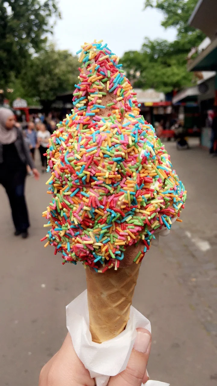 Ice cream at Bakken