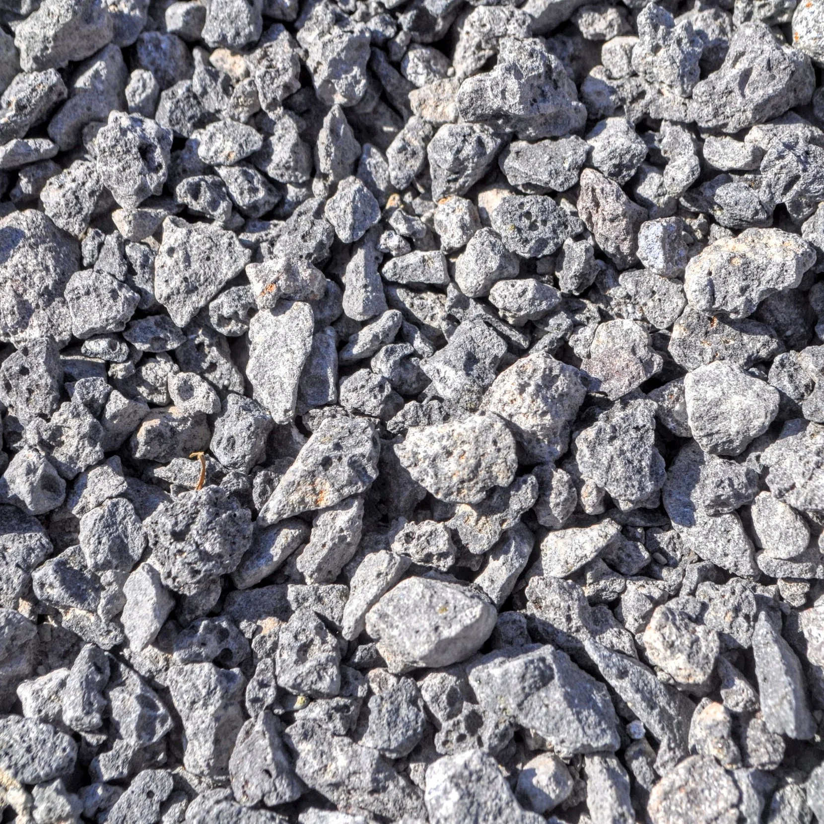 1/2" Caja del Rio Gray landscaping rock from our Caja del Rio mine