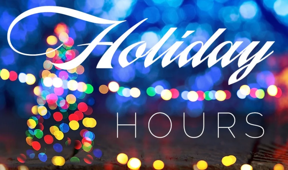 FRIDAY - DECEMBER 22: NO 6A CLASS; ALL OTHER CLASSES ARE NORMAL SATURDAY - DECEMBER 23: REGULAR CLASSES MONDAY - DECEMBER 25 - CLOSED - MERRY CHRISTMAS! TUESDAY - DECEMBER 26 - ONE CLASS AT 10A SATURDAY - DECEMBER 30 - REGULAR CLASSES MONDAY - JANUARY 1 - ONE CLASS AT 10A