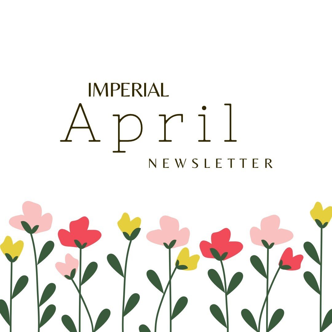 Catch up on events @ Imperial in the April Newsletter - linked in our bio!