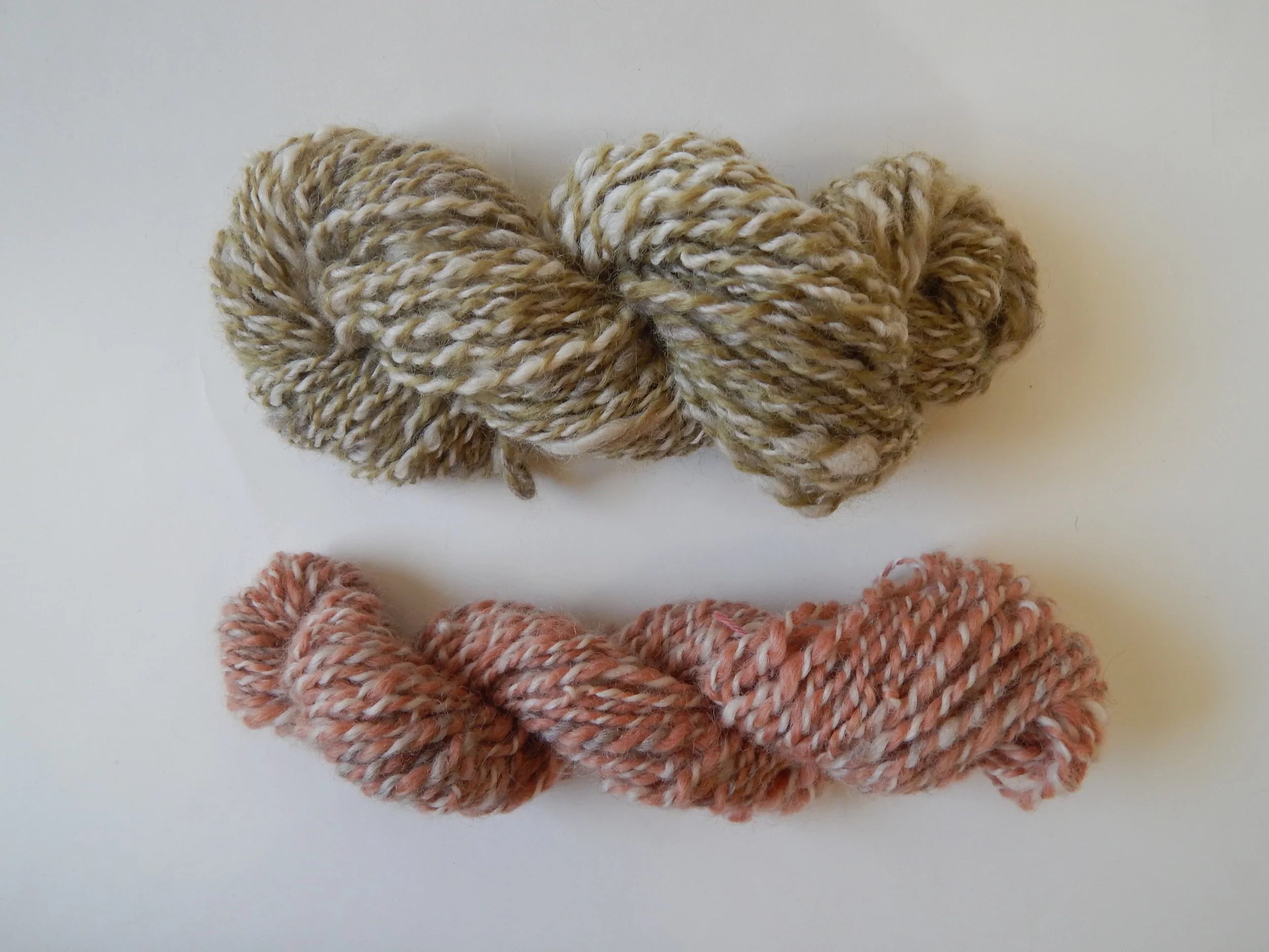  handspun, naturally dyed yarn 