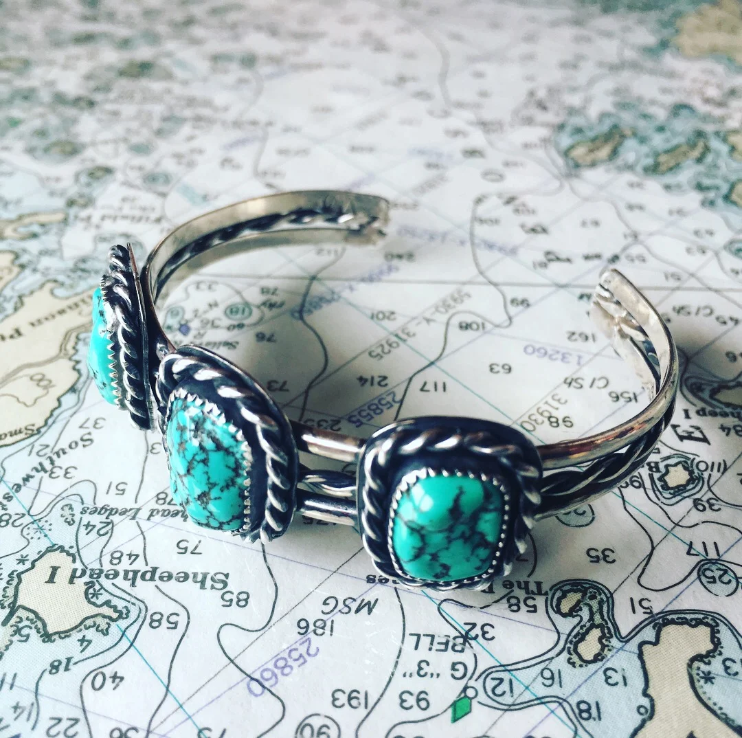 Fox Mine Turquoise Cuff