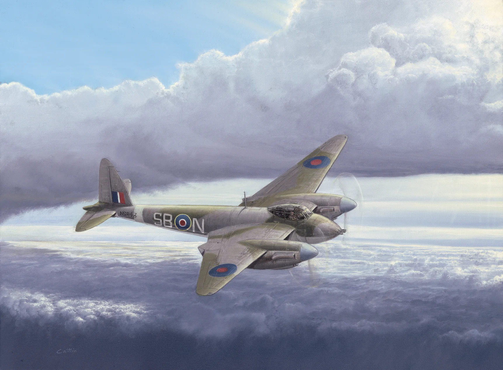 aviation art, mosquito