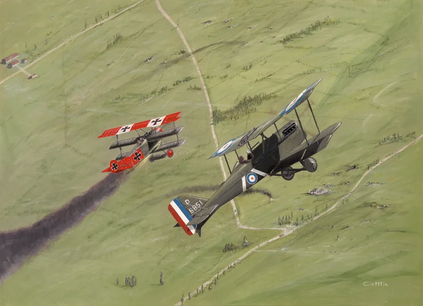 aviation art, SE5a
