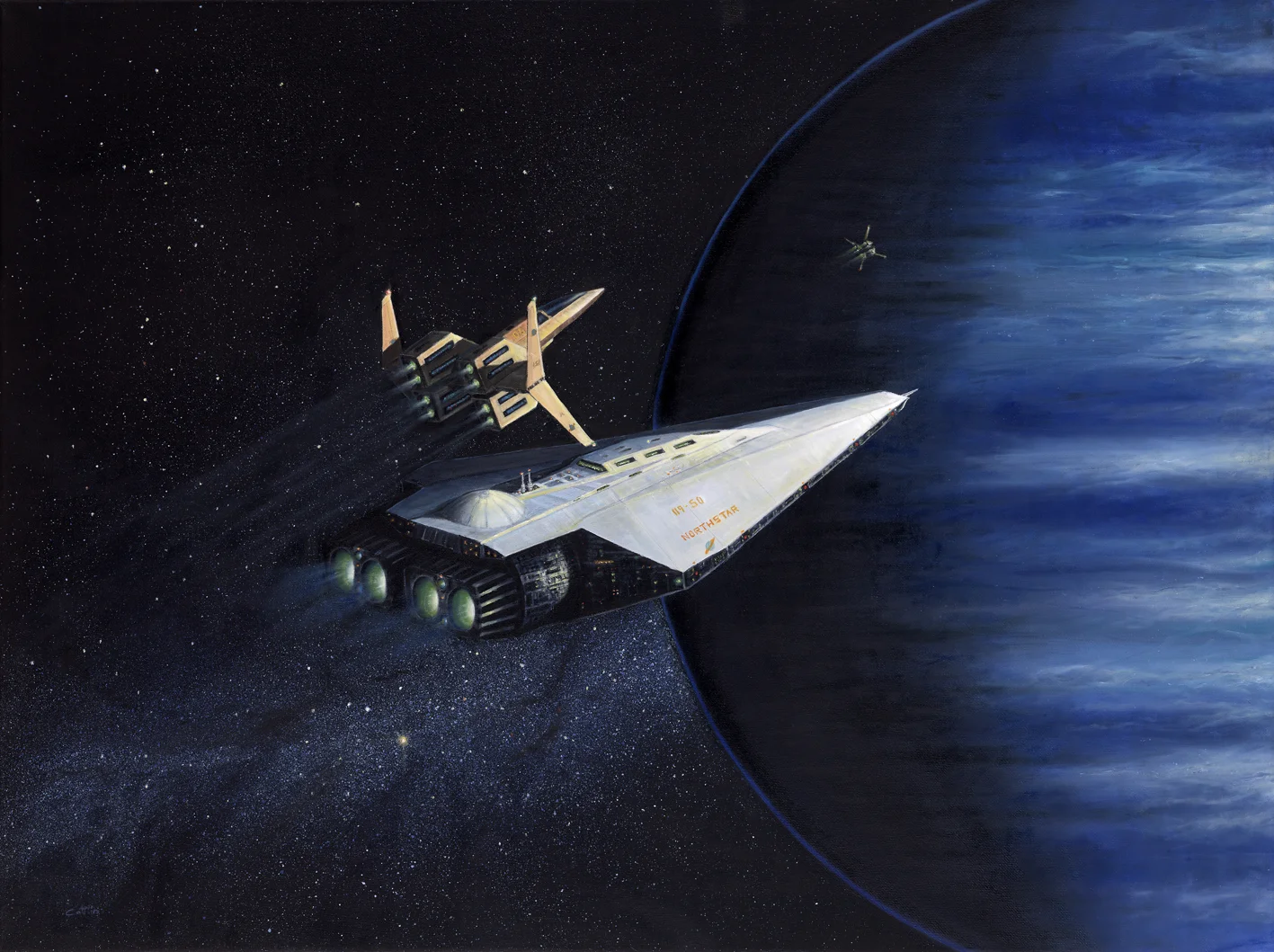 science fiction art, northstar
