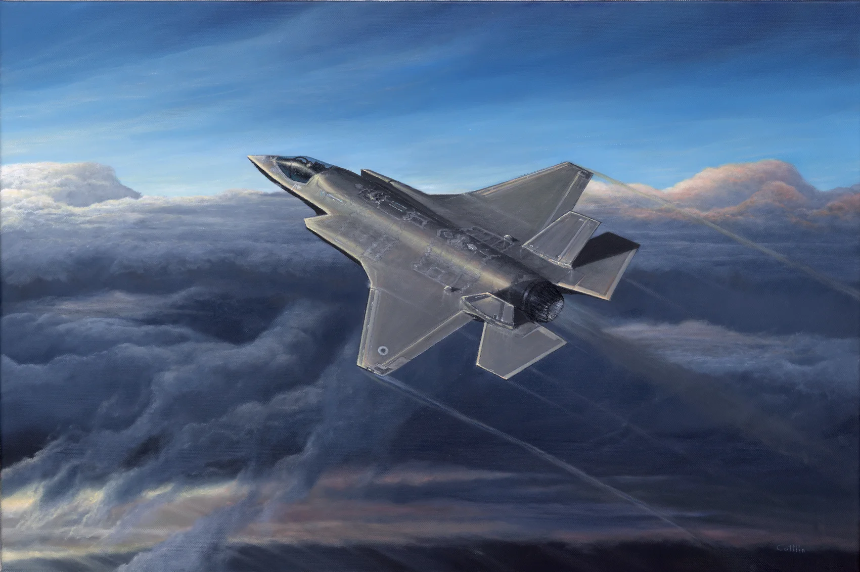 aviation art, F35, lightning 2