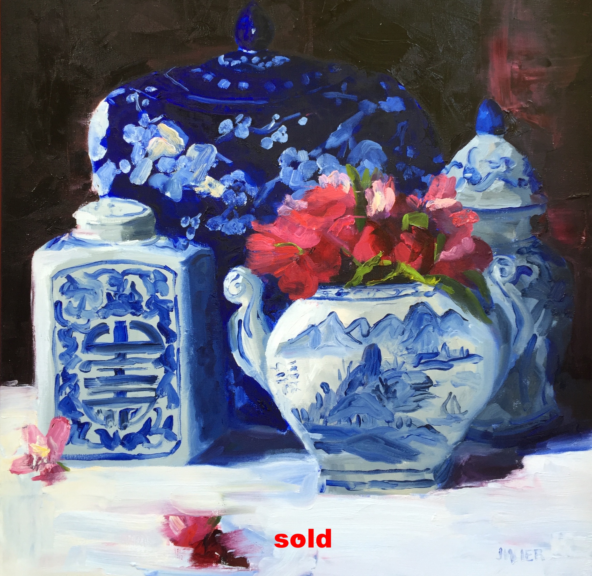 Blue and White Chinoisserrie II