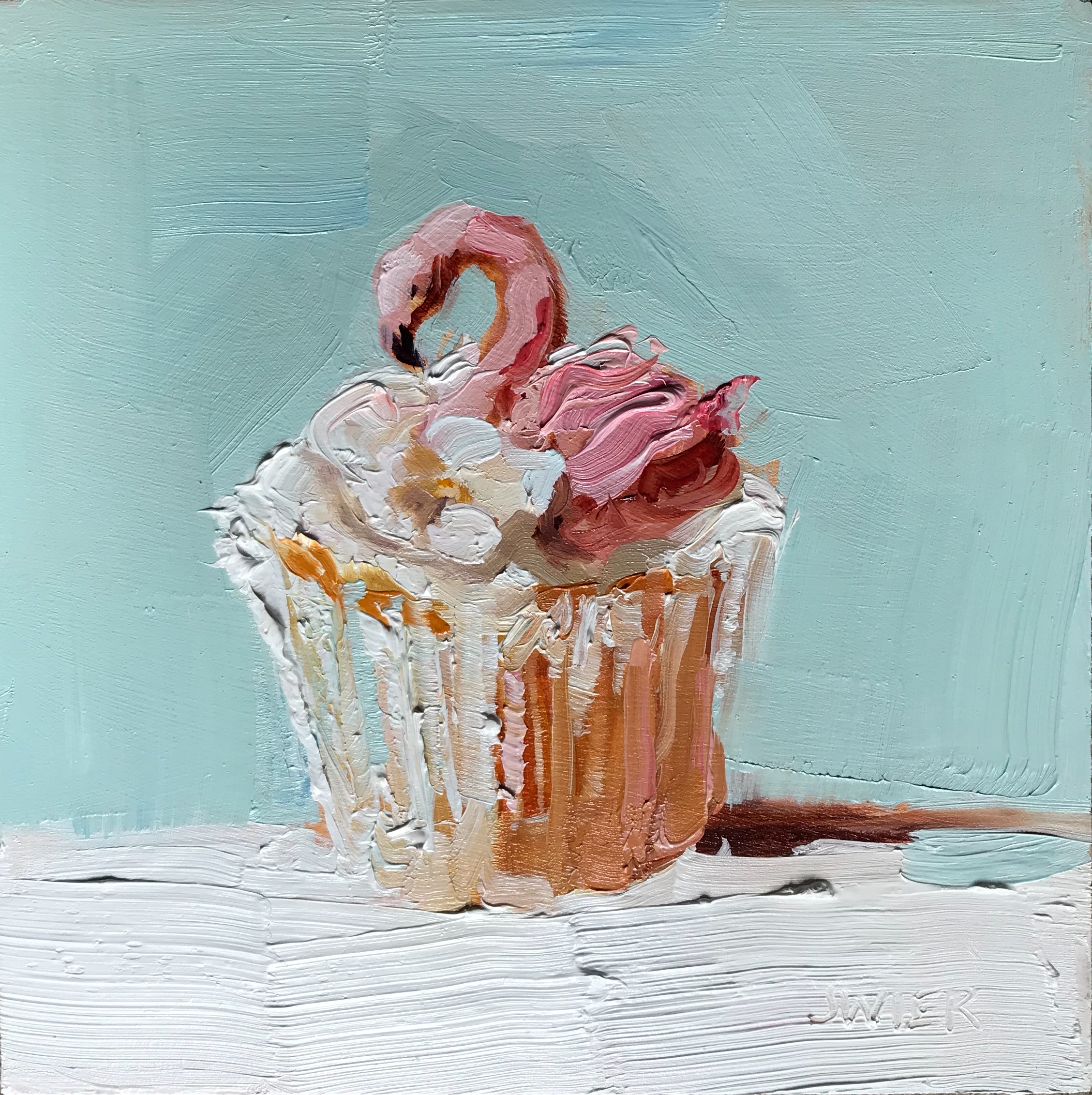 Flamingo Cupcake