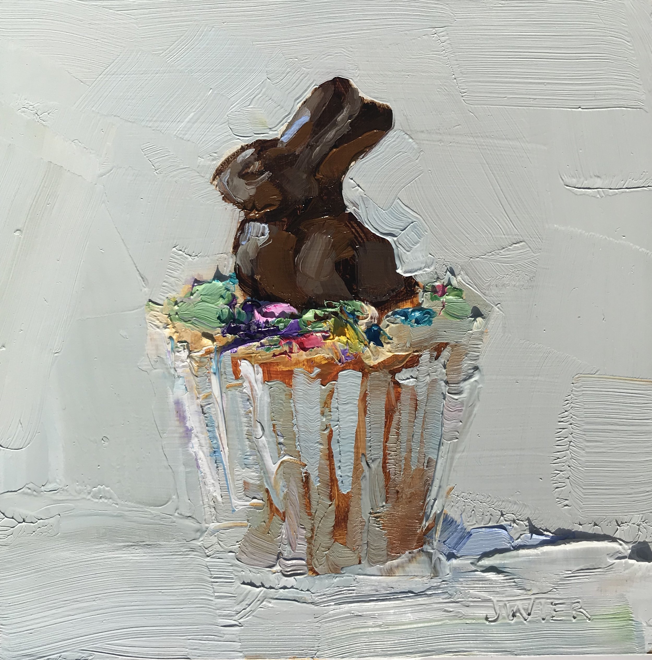 Chocolate Bunny Cupcake