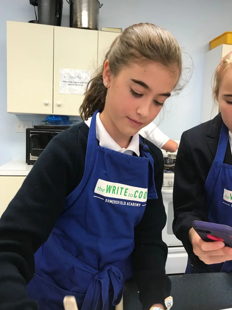 Adrianna hard at work...