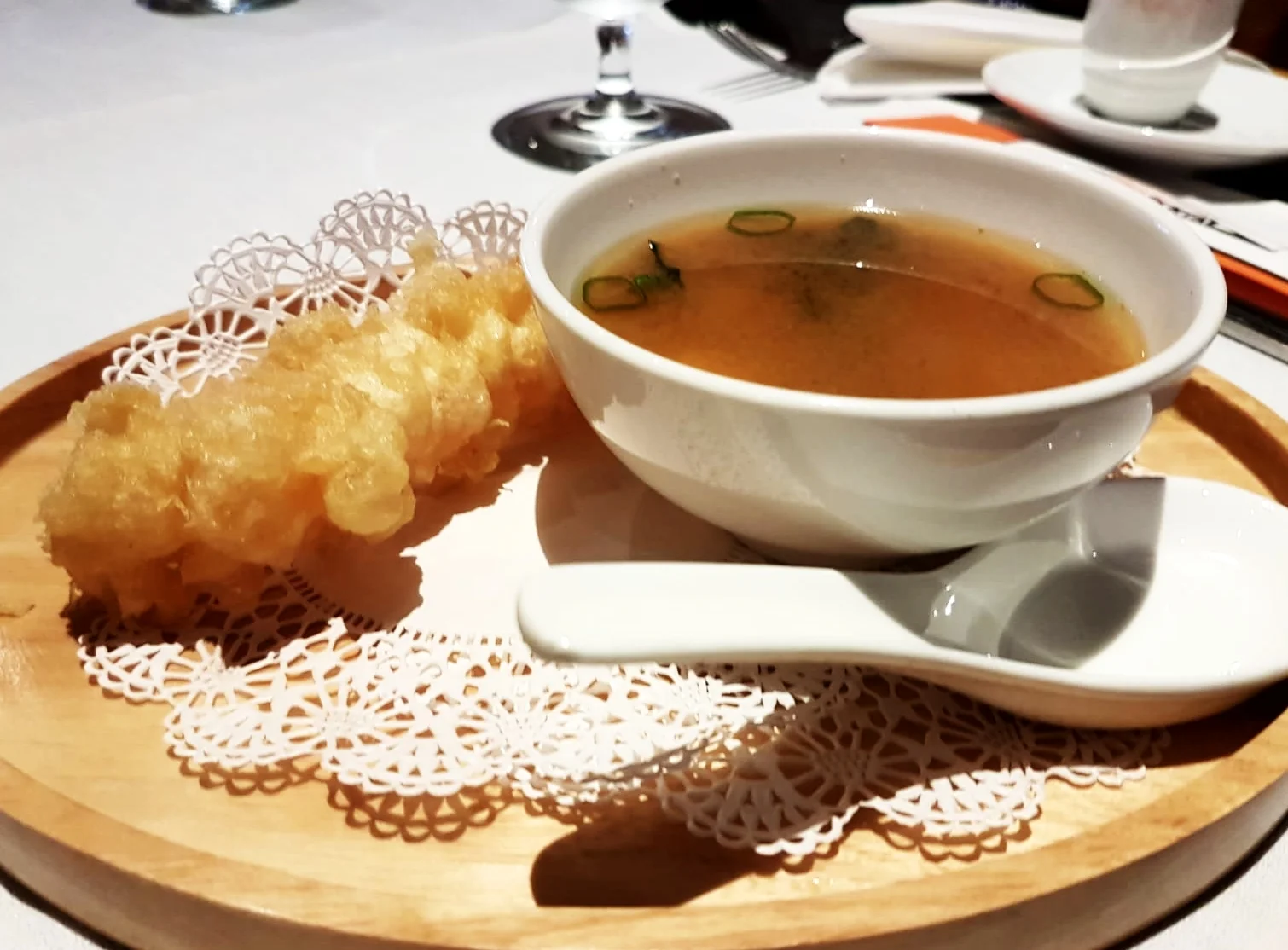Shrimp Tempura and Miso Soup!