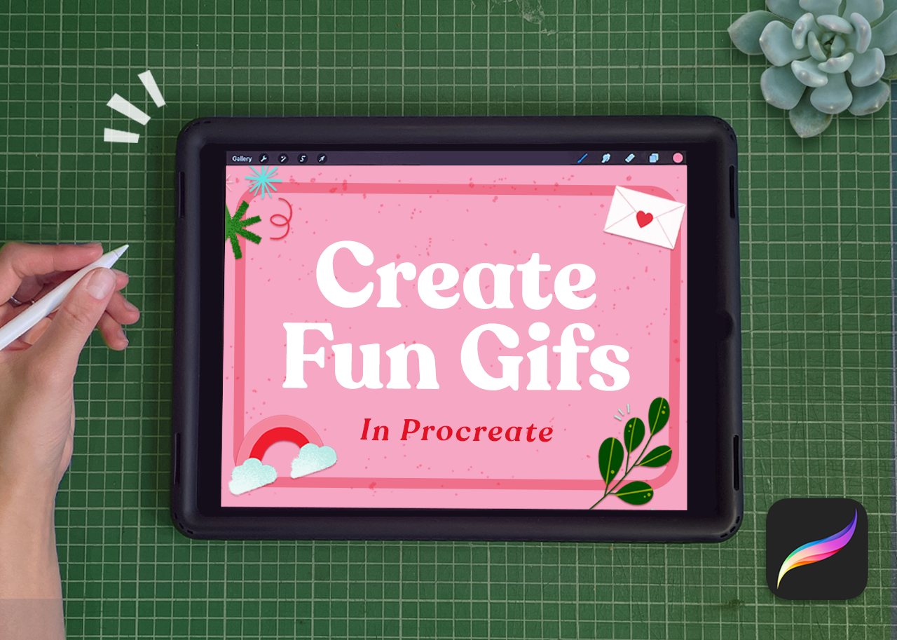 A beginners guide to creating GIFs with Procreate! 