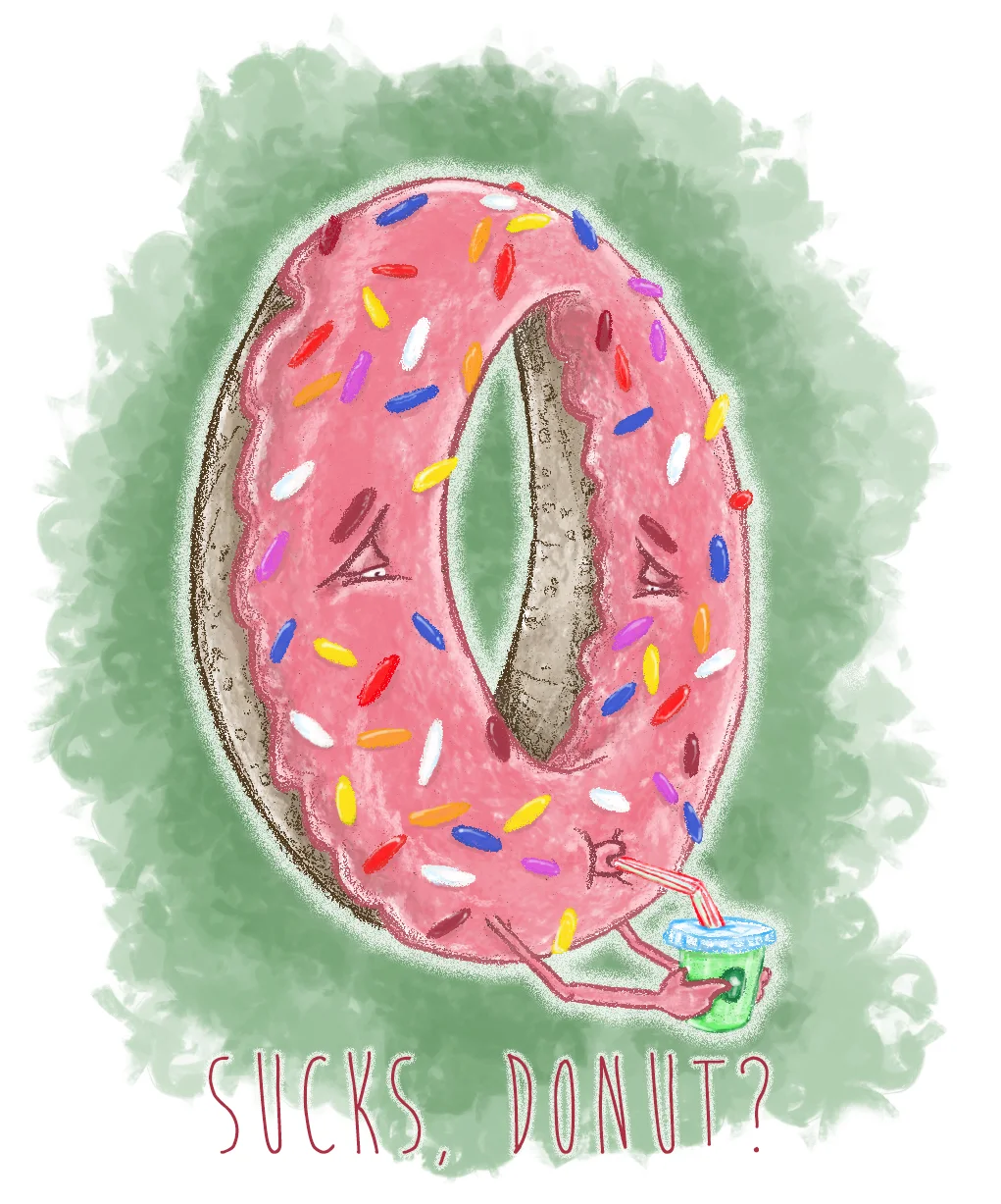 Card | Sucks, Donut?