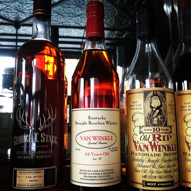 Attention Bourbon Lovers.  Now in stock until it&rsquo;s gone.  We only can get one bottle of each.